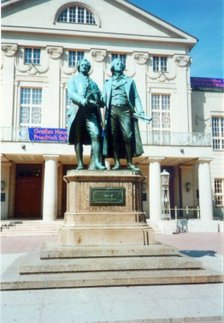 Goethe and Schiller in Weimar