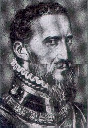 Fernando Alvarez de Toledo, the Duke of Alva (1510-1582), played an important role in Spanish politics under Philip II. In 1567 he was sent to the Netherlands to restore order. The 'Iron Duke' attempted to destroy any manifestation of rebellion with a regime associated in the Netherlanders' mind with terror and tyranny, but in 1572 he failed to suppress the second wave of the Revolt. He returned to Spain the following year.